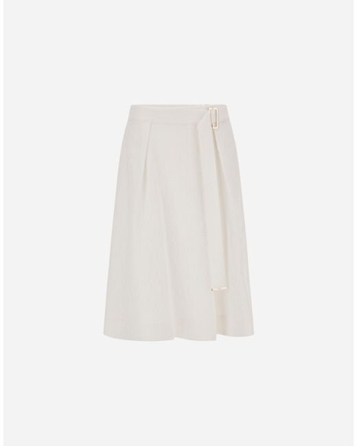 Herno White Skirt