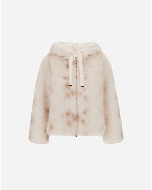 Herno Natural Lynx-Effect Fur-Touch Jacket