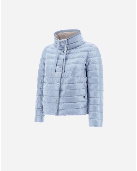 Herno Blue Reversible Cape