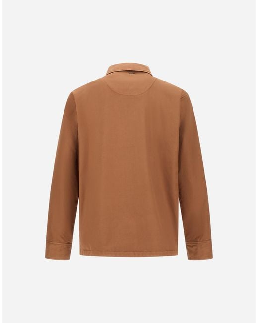 Herno Brown Tigri Field Jacket for men