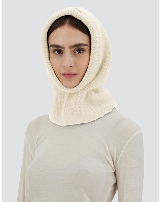 Herno White Balaclava