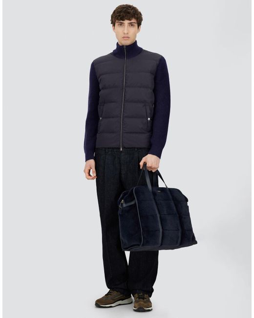 Herno Blue Cardigan for men