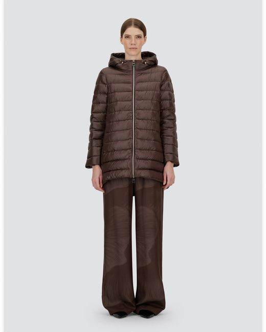 Herno Brown Resort A-Shape Jacket