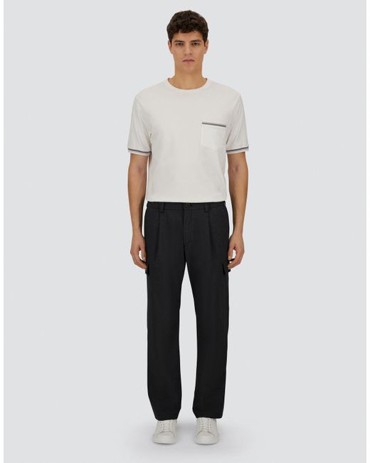 Herno Blue Resort Cargo Trousers for men