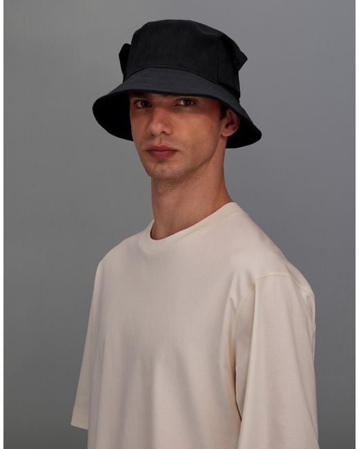 Herno Gray Laminar Bucket Hat