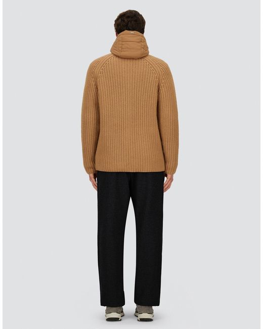 Herno Black Trousers In Warm Tech for men