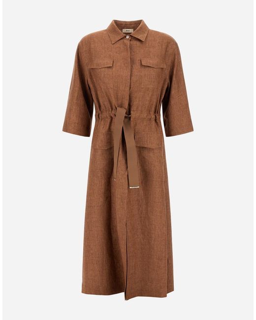 Herno Brown Dress