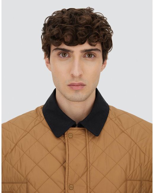 Herno Natural Nylon Chamonix And Waxed Tech Cotton Jacket for men