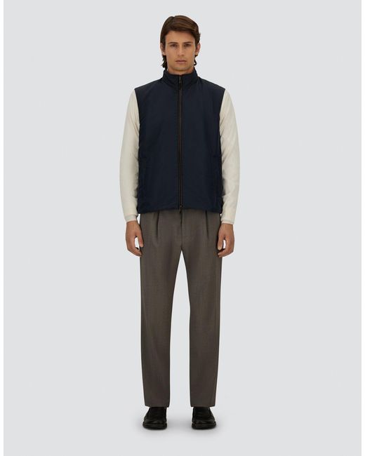 Herno Blue Vest for men