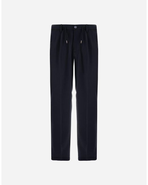 Herno Blue Resort Trousers for men