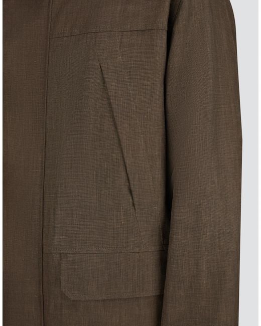 Herno Brown Parka for men