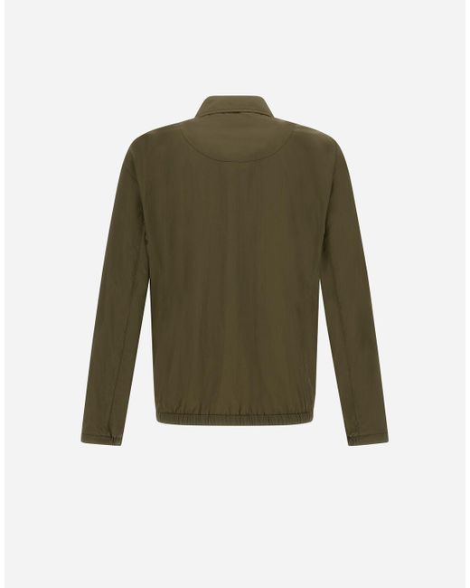 Herno Green Ultralight Crease Shacket for men
