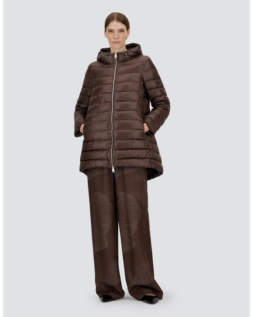 Herno Brown Resort A-Shape Jacket
