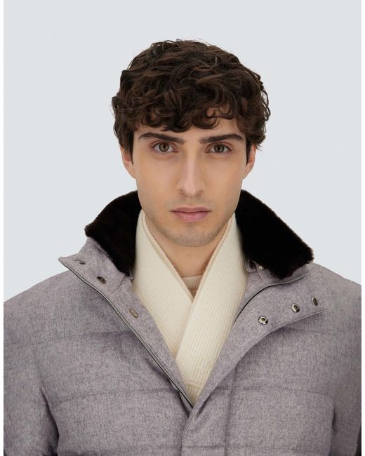 Herno Gray Carcoat for men