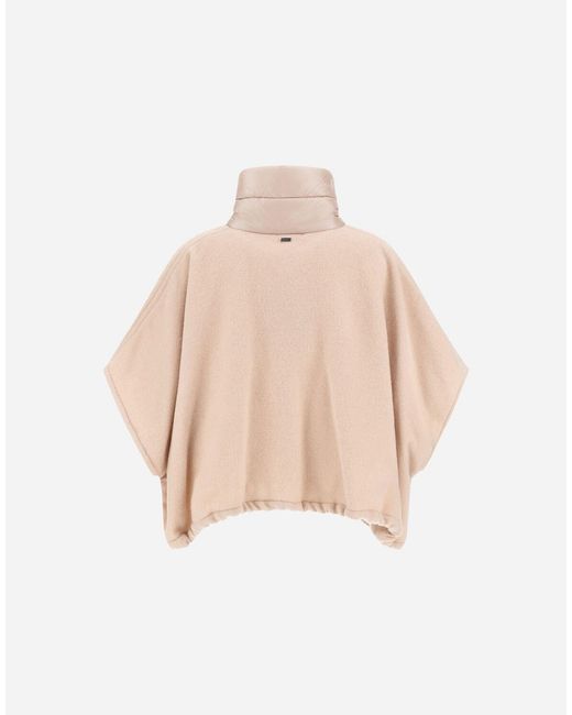 Herno Natural Resort Short Poncho