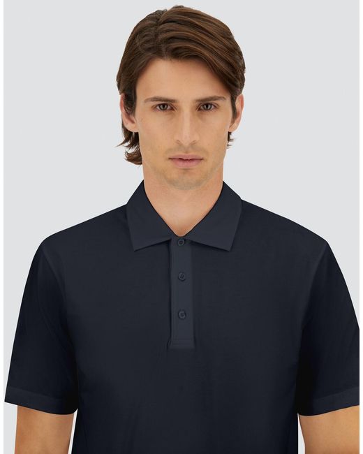 Herno Blue Polo Shirt for men
