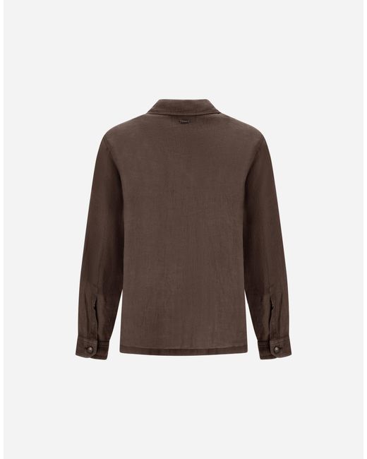 Herno Brown Field Jacket for men