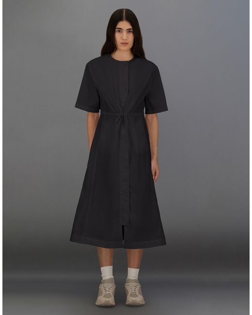 Herno Black Laminar Dress