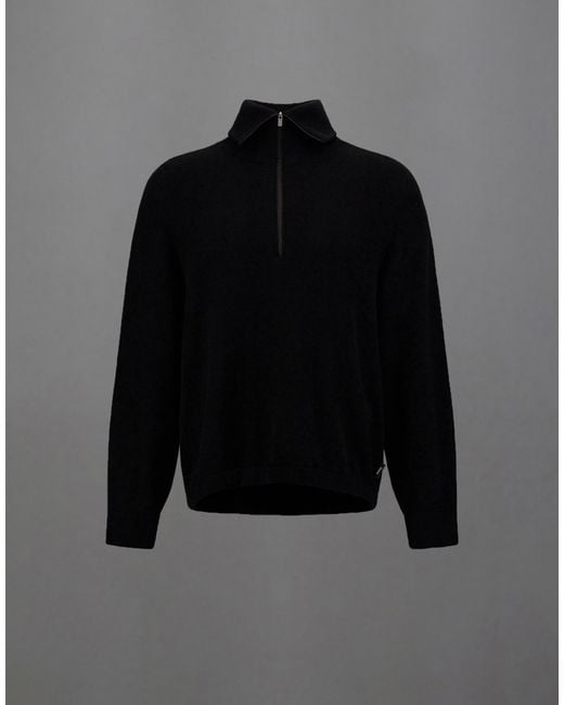 Herno Black Laminar High-Neck Jumper