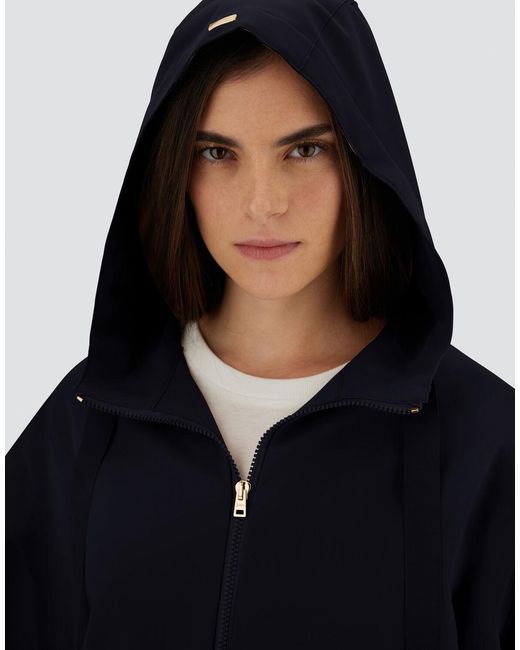 Herno Blue Hooded Jacket