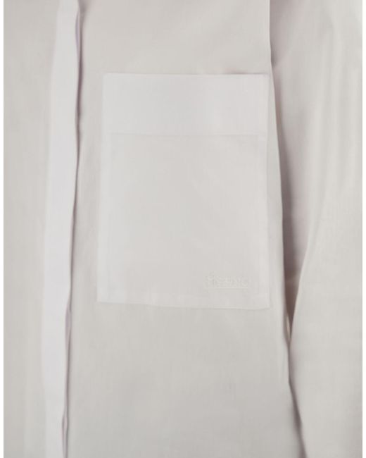 Herno White Pure Dense Cotton Shirt