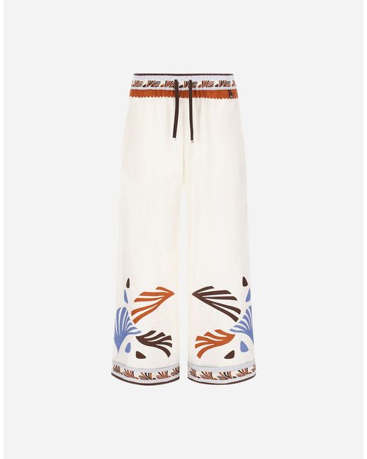 Herno White Trousers