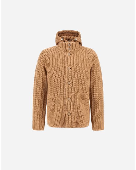 Herno Brown Cardigan for men