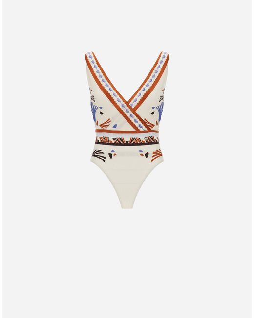 Herno White One-Piece Swimsuit