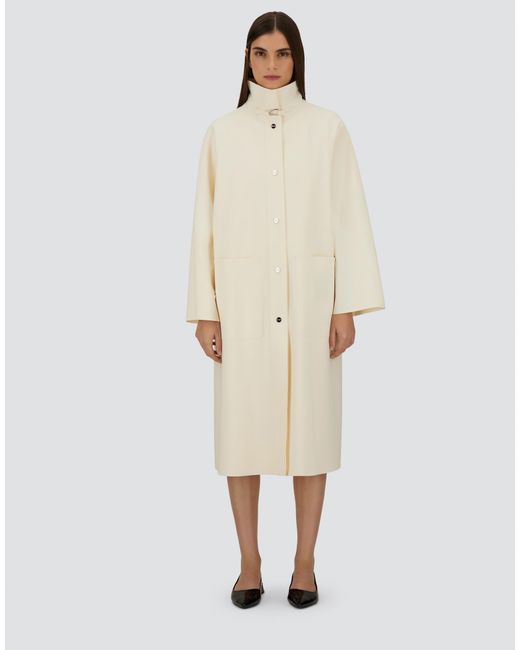 Herno White Long Jacket