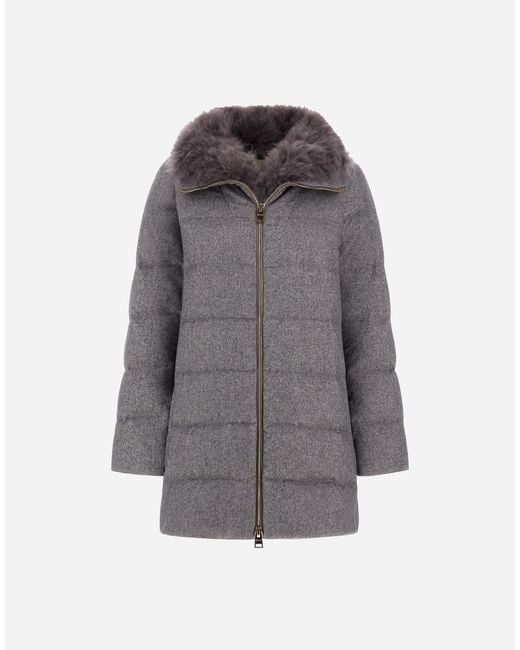 Herno Gray A-Shape Jacket