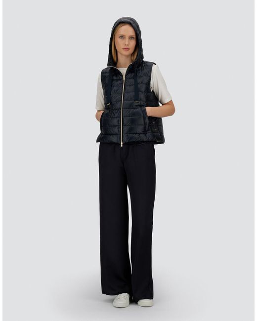 SMANICATO IN NYLON ULTRALIGHT E MONOGRAM LUREX di Herno in Blue