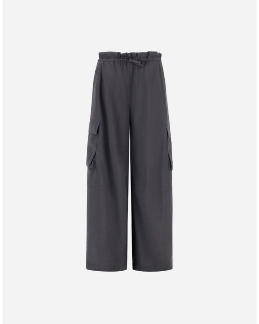Herno Blue Cargo Trousers