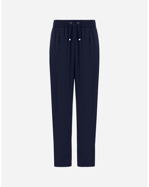 Herno Blue Light Nylon Stretch Trousers