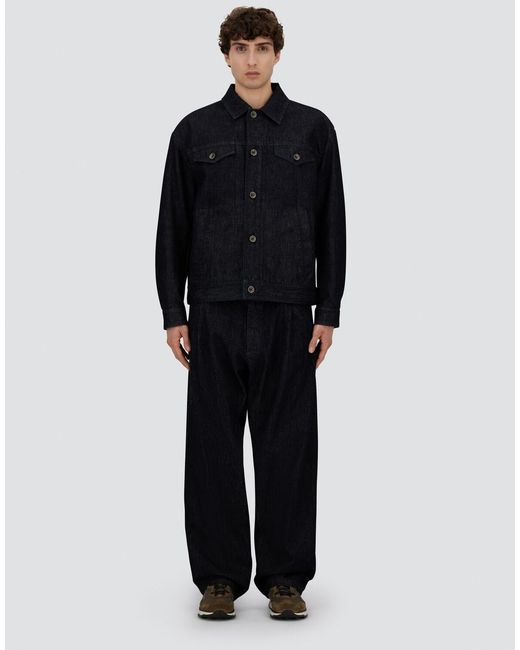 Herno Blue Denim Shacket for men