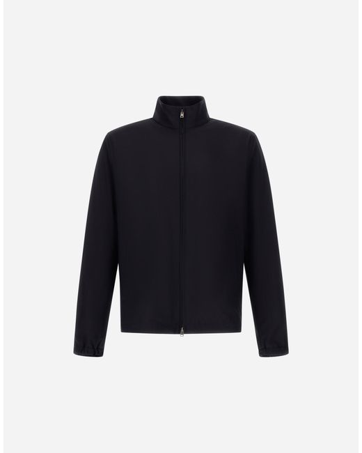 Herno Blue Jacket With Zip for men