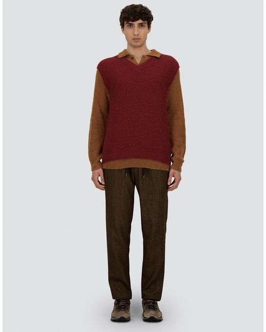 Herno Red Vest for men