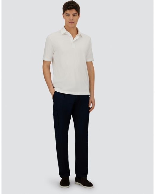 Herno White Resort Polo Shirt for men