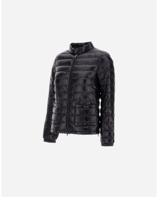 Herno Black Bomber Jacket