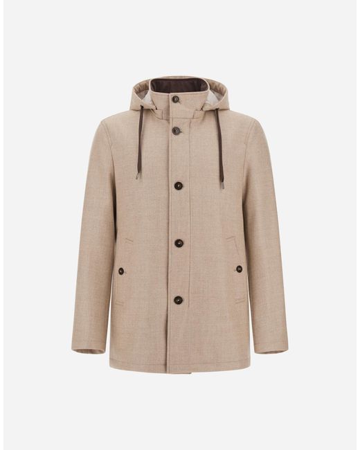 Herno Natural Short Parka for men