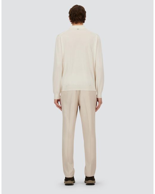 Herno White Resort Polo Shirt for men