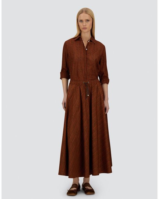 Herno Brown Resort Skirt