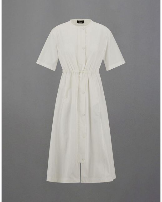 Herno Gray Laminar Dress