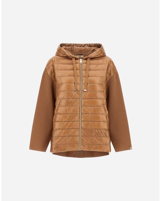Herno Brown Hooded Jacket