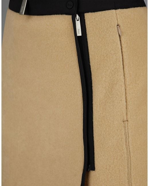 Herno Natural Laminar Polar Fleece And Extra Light Stretch Padded Skirt