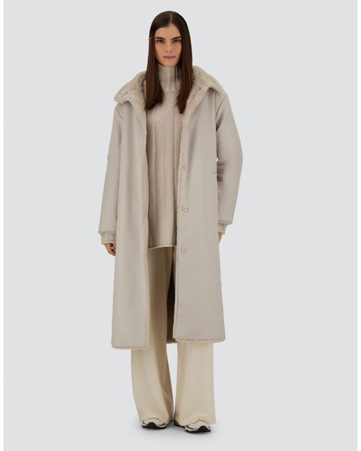 Herno White Reversible Coat