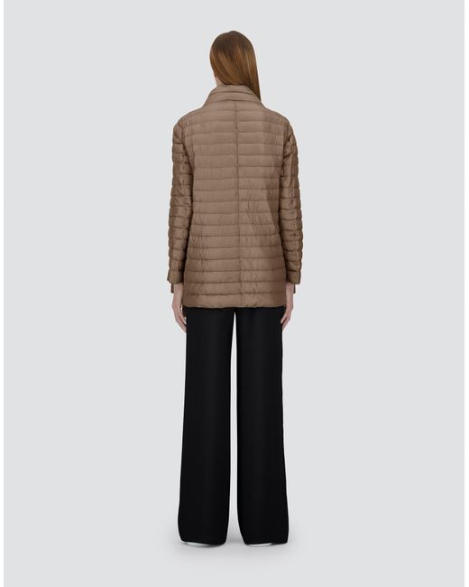 Herno Brown Reversible A-Shape Jacket