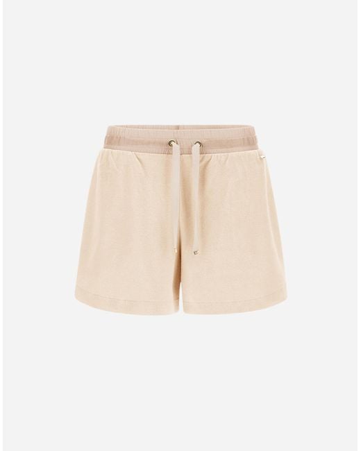 Herno Natural Sponge Effect Sweater Shorts