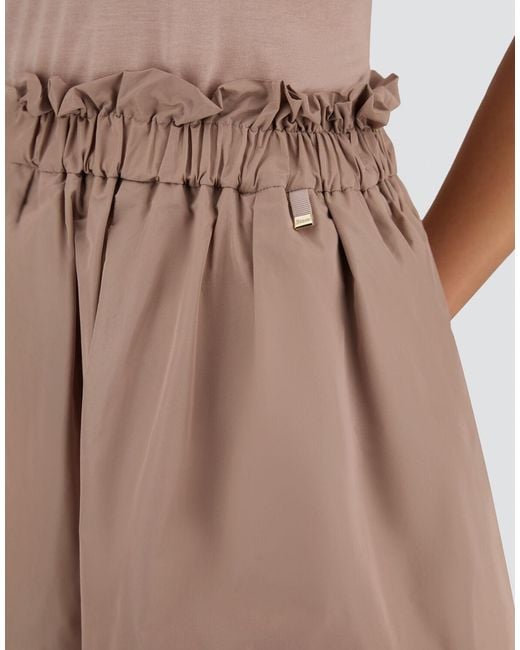 Herno Pink New Techno Taffeta Skirt