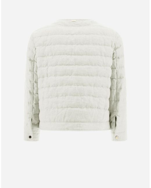 Herno White New Linen Jacket