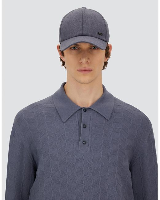 Herno Blue Resort Baseball Cap for men